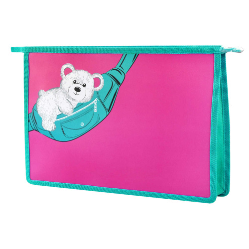 папка для тетрадей МИШКА НА СУМКЕ 59600